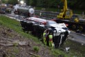 VU Gefahrgut LKW umgestuerzt A 4 Rich Koeln Hoehe AS Gummersbach P305